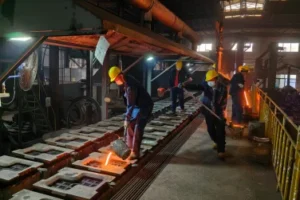 Sand casting production line